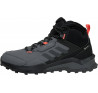 Ботинки Adidas Terrex AX4 Mid Gore-Tex Черные с серым с мехом