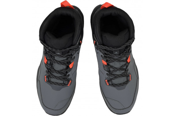 Ботинки Adidas Terrex AX4 Mid Gore-Tex Черные с серым с мехом