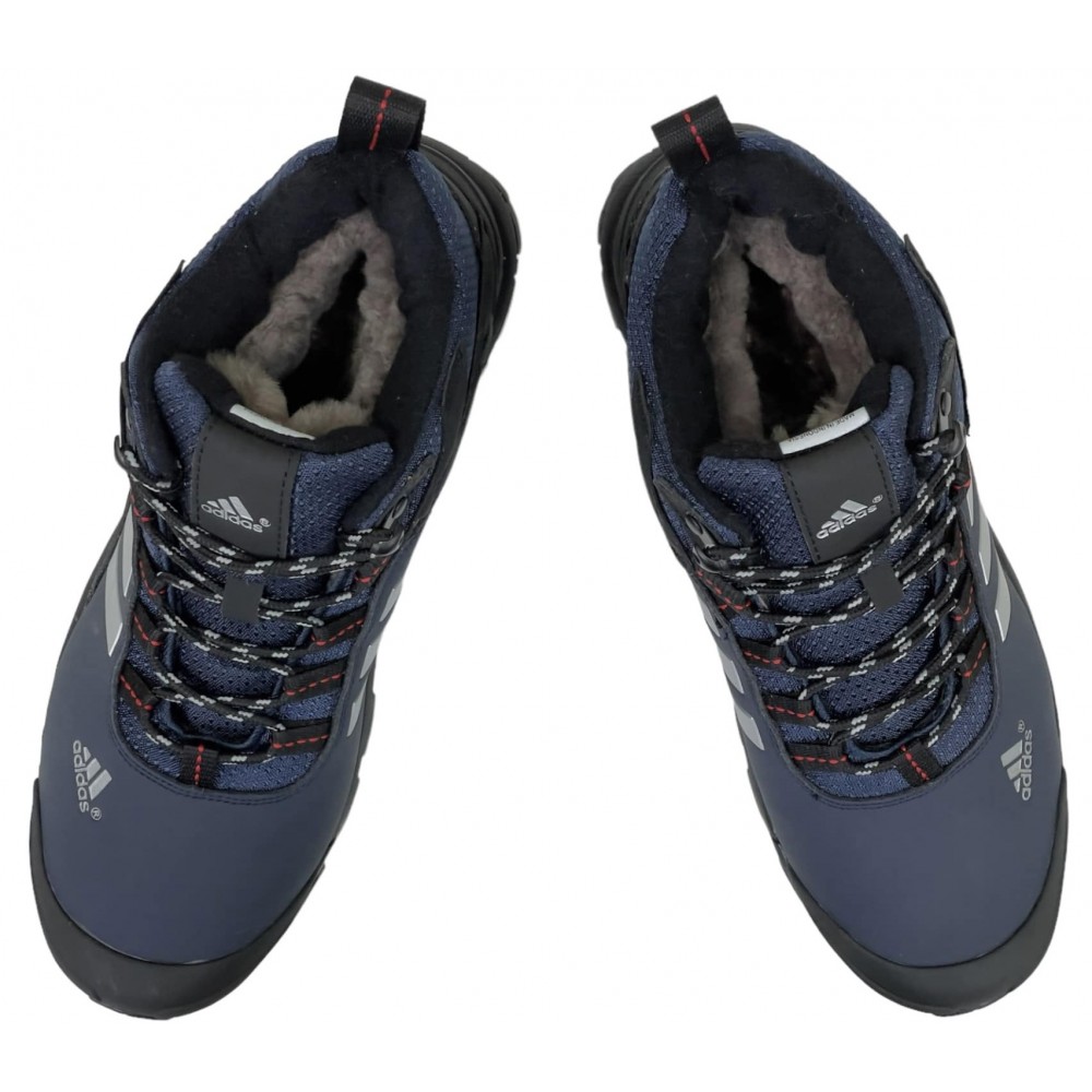 Купить ботинки Adidas Terrex Climaproof мужские синие зимние с доставкой по  Москве и РФ