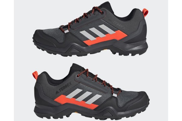 Кроссовки Adidas Terrex AX3 Черные с красным
