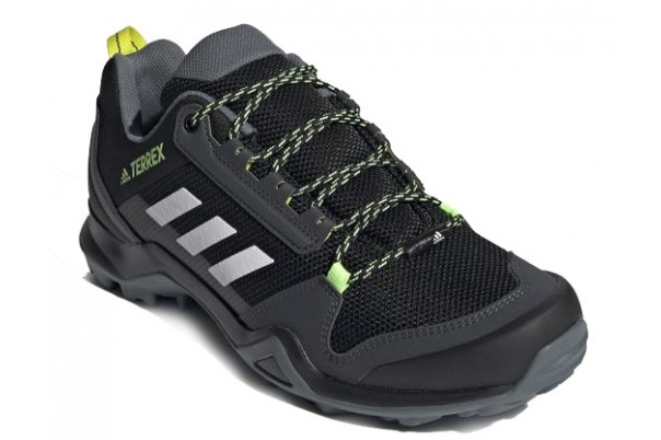 Кроссовки Adidas Terrex AX3 Черные с зеленым