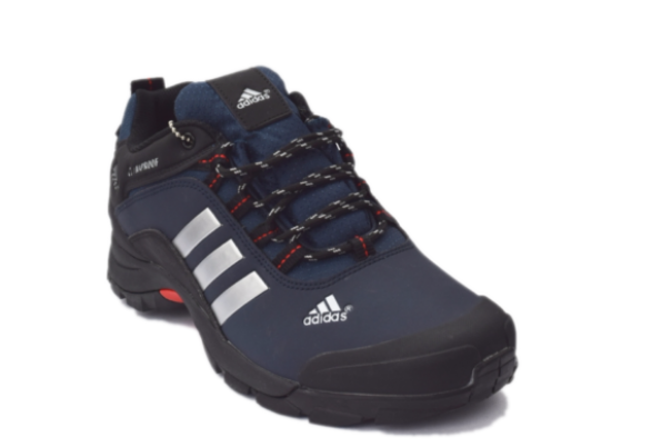 Кроссовки Adidas Terrex Climaproof Зимние Черно-синие с мехом
