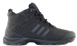 Кроссовки Adidas Terrex ClimaProof Black высокие c мехом