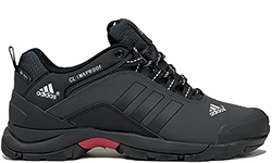 Кроссовки Adidas Terrex Climaproof Black White short с мехом